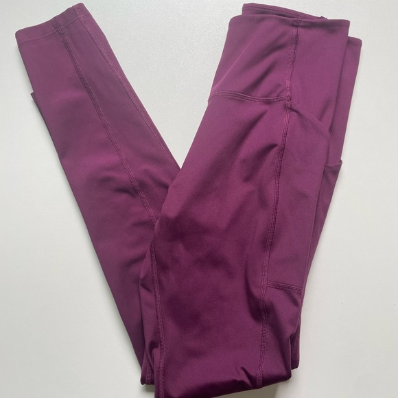 Girlfriend Collective Plum Compressive High-Rise Legging with Pockets | Size S - Picture 1 of 5